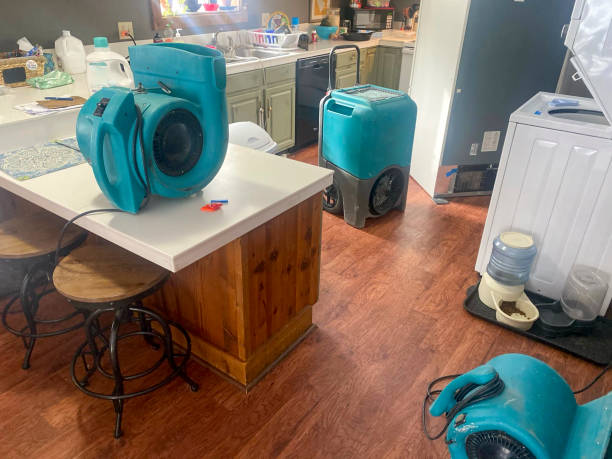 Water damage restoration process in Curtisville, PA